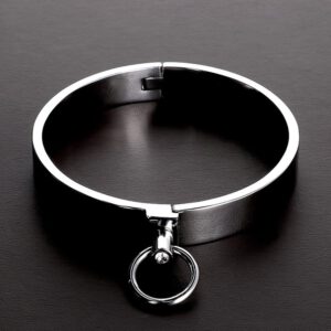 Triune Classy Slave Collar: Edelstahl-Halsfessel