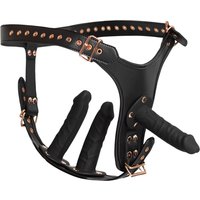 Strap-on-String mit 3 Dildos