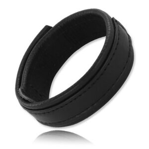 Black Label Velcro Leather Ball Stretcher 20mm: Hodenriemen