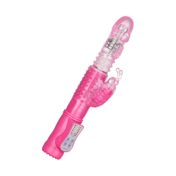 Stoßender Perlenvibrator wiederaufladbar, 25,5 cm