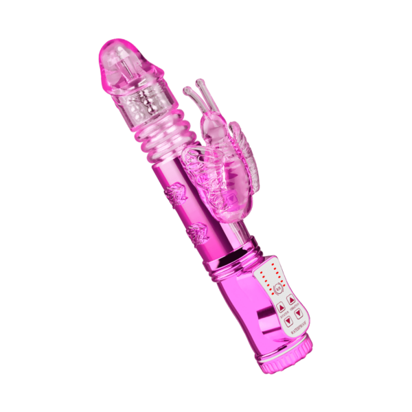 Stoßender Perlenvibrator, 24 cm