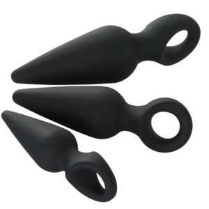 3-teiliges Analplug-Set