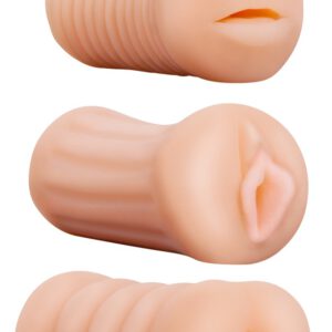 3-teiliges Masturbatorset „XXX To-Go Threesome“, oral, vaginal, anal