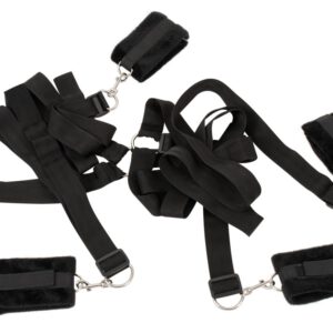 Bettfesselset „Bed Shackles“ mit Hand- und Fußfesseln