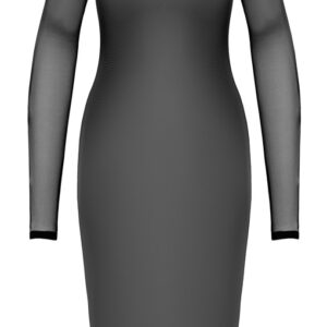 Kleid aus weichem Powernet, knieumspielende Länge