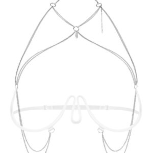 Ouvert-BH „Lustique“ mit Kettchenschmuck