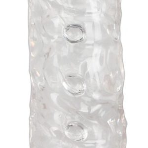 Penishülle mit Noppen und Adern, transparent
