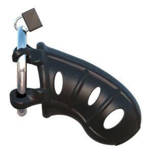 Peniskäfig „Hardcore Silicone Cock Blocker“ mit Schloss und Schlüssel