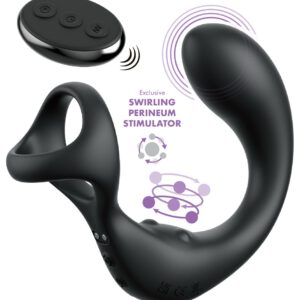 Prostata-Vibrator „Ass-Gasm Taint-Alizer“ mit Swirling Perineum Stimulator