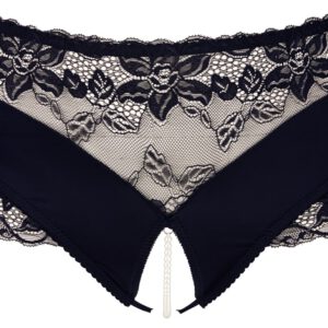 Slip ouvert mit Perlenkette im Schritt