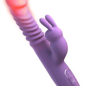 Stoßvibrator “her thrusting silicone rabbit”, mit Heizfunktion